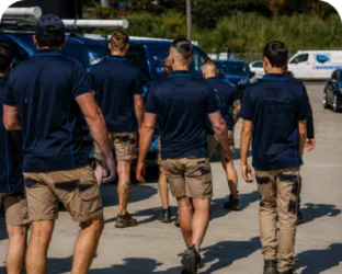 Plumbers loading up before a Auburn job